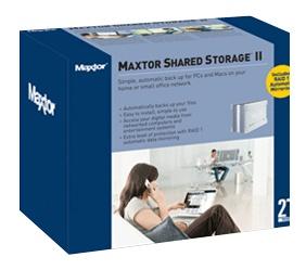 2TB Maxtor Shared Storage II NAS Network Attached Storage Box