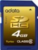 4GB A-Data SDHC CL6 Secure Digital Card Turbo Hi-Speed Series