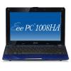 ASUS EEE PC1008HA, Atom N280 1.66GHz,XP Home,10" WSVGA,1GB RAM,160GB HDD,802.11BGN WiFi,BT,Webcam,Blue