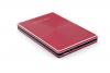 NEON 2.5" SATA External Hard Drive Enclosure Polished Aluminium - Red Edition