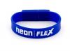 2GB NEON FLEX USB2.0 Wristband Flash Drive (Blue)