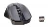 NEON Wireless Optical Mouse USB Dual-button with scrool-wheel Black/Grey