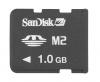 1Gb Sandisk Memory Stick Micro (M2) Card