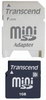 1Gb Transcend miniSD 80x Secure Digital card