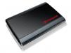Transcend StoreJet 25P Portable External 2.5" SATA Hard Drive Enclosure, USB2.0 (Black)