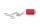 8GB NEON Turbo Slide HiSpeed USB2 Flash Drive ultra-compact (Red)