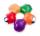 NEON 4-port USB Hub (USB2.0) bubble design - multi colour