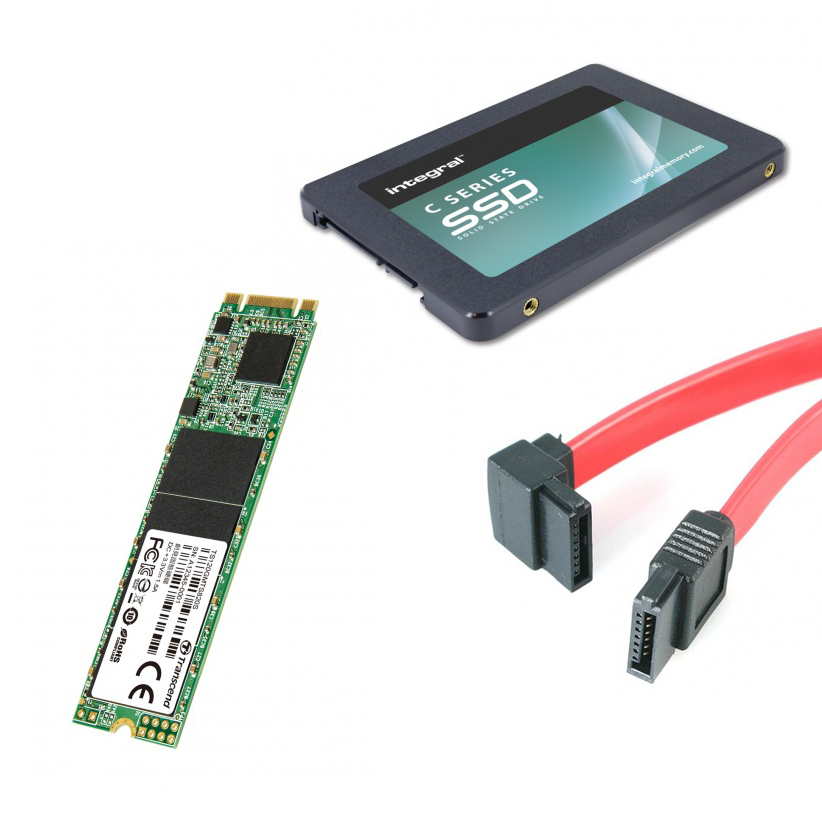 the difference between SATA, PCIe, -