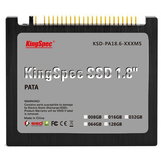 KingSpec 32GB 40Pin Vertical IDE PATA DOM, 3D NAND TLC Industrial Disk On  Module, Compatible with POS Machine/Industrial Computer/Medical Equipment