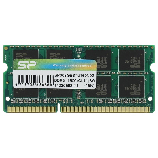 8GB Power DDR3 1600MHz SO-DIMM laptop CL11 204 pins