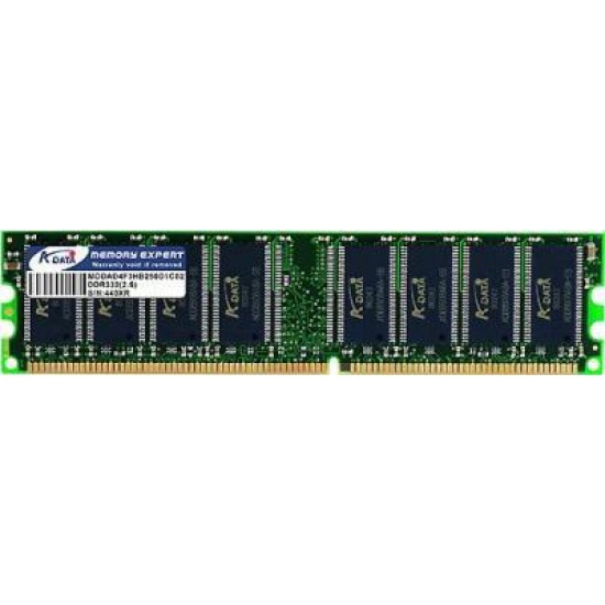 256MB A-Data DDR PC2700 333MHz module (8 chips)