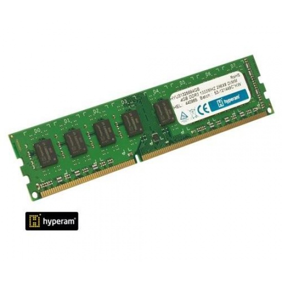 4GB Hyperam DDR3 1333MHz CL9 PC3-10600 Desktop memory