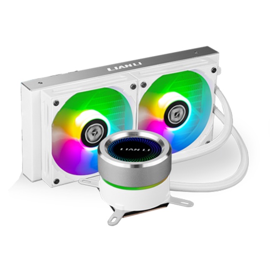 LIANLI CPUクーラー　Galahad AIO 240 RGB ホワイト image_0_108985.jpg