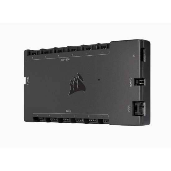 メモリー CORSAIR iCUE COMMANDER CORE XT CL9011112 Corsair iCUE Commander Core XT fan speed controller 6 channels Black