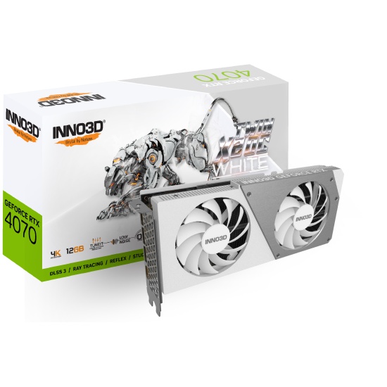 Inno3D N40702-126XX-185252W graphics card NVIDIA GeForce RTX 4070