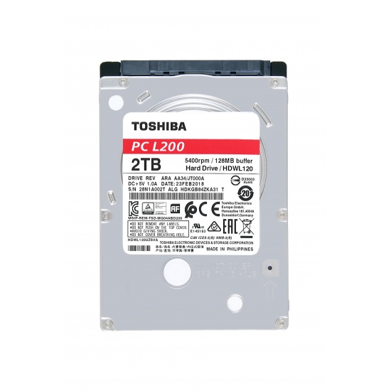 2TB Toshiba L200 2.5-inch SATA III Internal Laptop Hard Drive