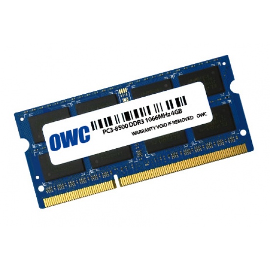 Sodimm Ram Ddr3 1066 4gb 4GB OWC PC8500 DDR3 SO-DIMM 1066MHz 204