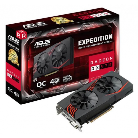 Asus EX-RX570-4G Radeon RX 570 4GB GDDR5 Graphics Card