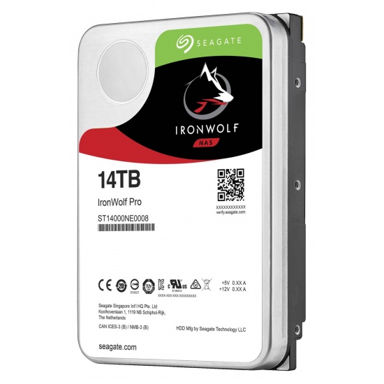 14TB Seagate IronWolf Pro 3.5-inch 7200RPM SATA III 6Gbps 256MB