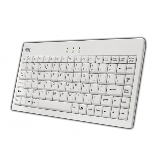Adesso PS2 Multimedia Black Desktop Keyboard - US English Layout