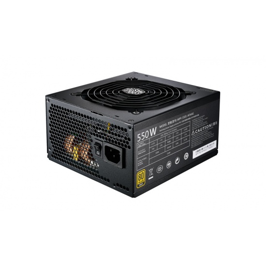 Cooler Master MWE Gold 550 Watt ATX Power Supply - Black Cooler Master MWE Gold 550 Watt ATX Power Supply - Black