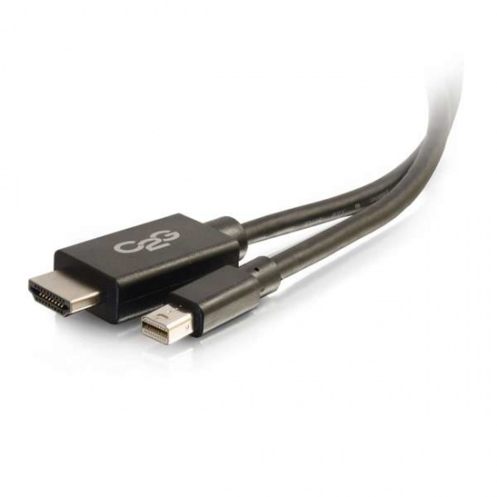 C2G 3ft Mini DisplayPort to HDMI Adapter Cable - Black - TAA