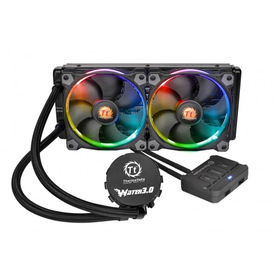 Thermaltake Water Riing 240 RGB 120mm Dual Fan Liquid CPU