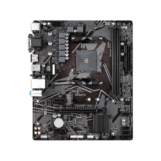 Gigabyte AMD A520 S2H AM4 Micro ATX Motherboard