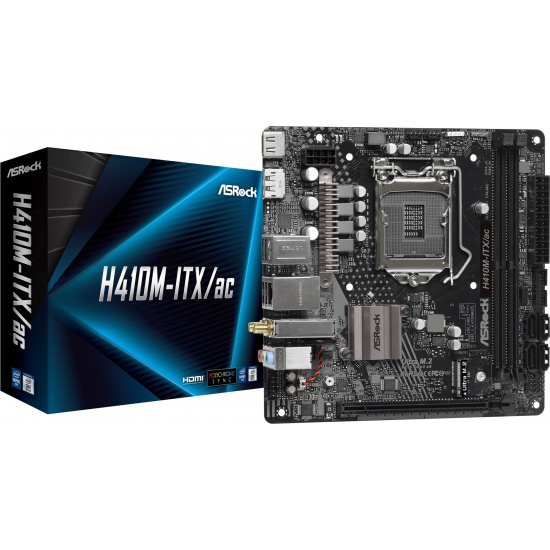ASRock Intel H410M-ITX/ac LGA 1200 Mini ITX DDR4-SDRAM