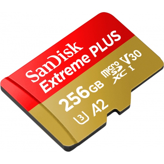 256GB Sandisk Extreme MicroSDXC Memory Card A2 4K UHD V30