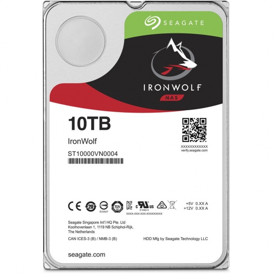 10TB Seagate IronWolf Internal Hard Drive (ST10000VN000)
