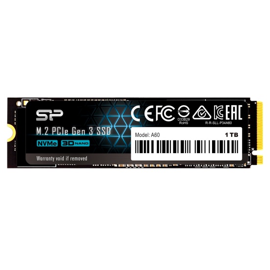1TB Silicon Power P34A60 NVMe M.2 PCIe Gen3x4 2280 SSD Solid State