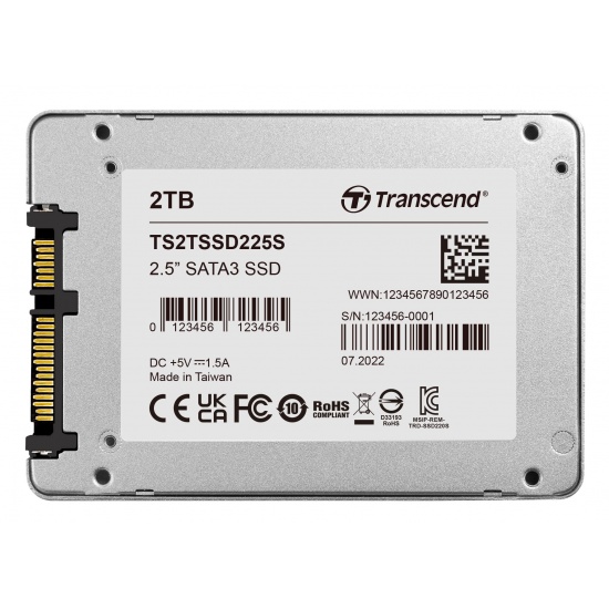 2TB Transcend SSD225S 6Gb/s 2.5-inch SSD State Disk
