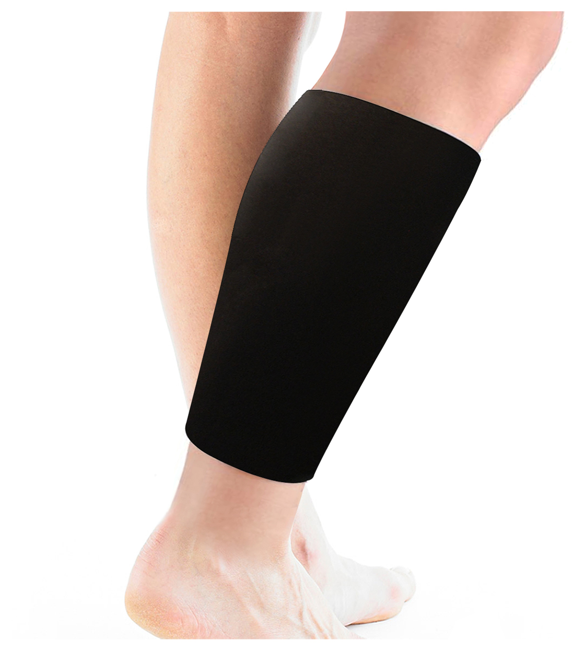 EyezOff Neoprene Calf/Shin Support, Size L, Black, Unisex
