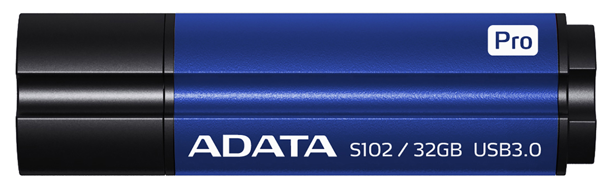 32GB AData DashDrive Elite S102 Pro USB3.0 Flash Drive (Titanium Blue)