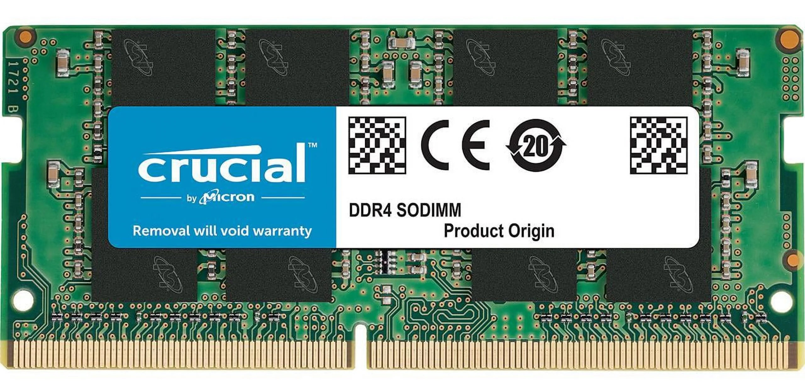 8GB Crucial 3200MHz CL22 DDR4 SO DIMM Memory Module (1x8GB)