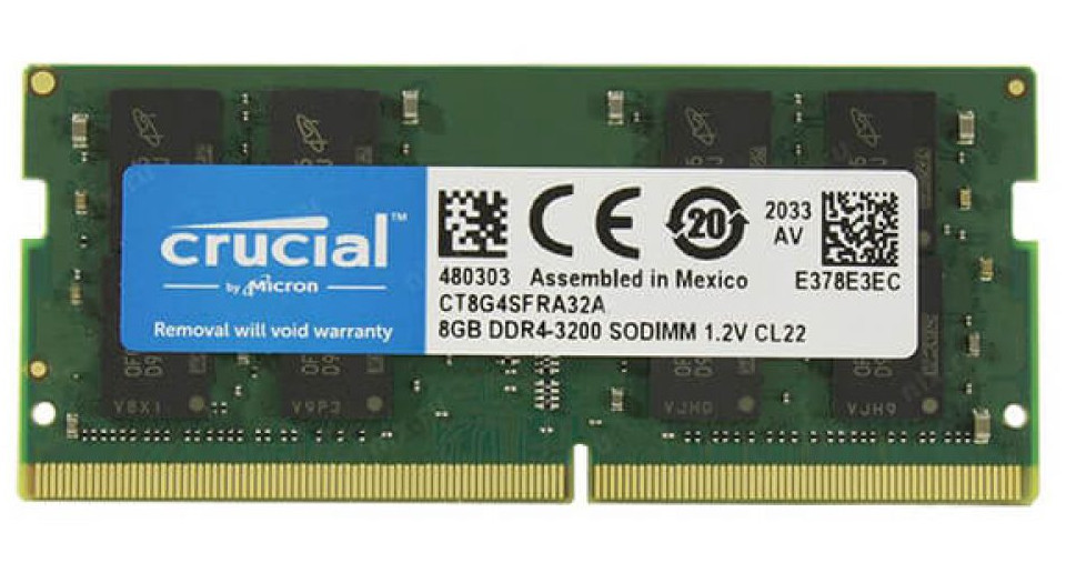MEMORIA CRUCIAL SO-DIMM DDR4 16GB 3200MHZ CL22 - miniatura 3