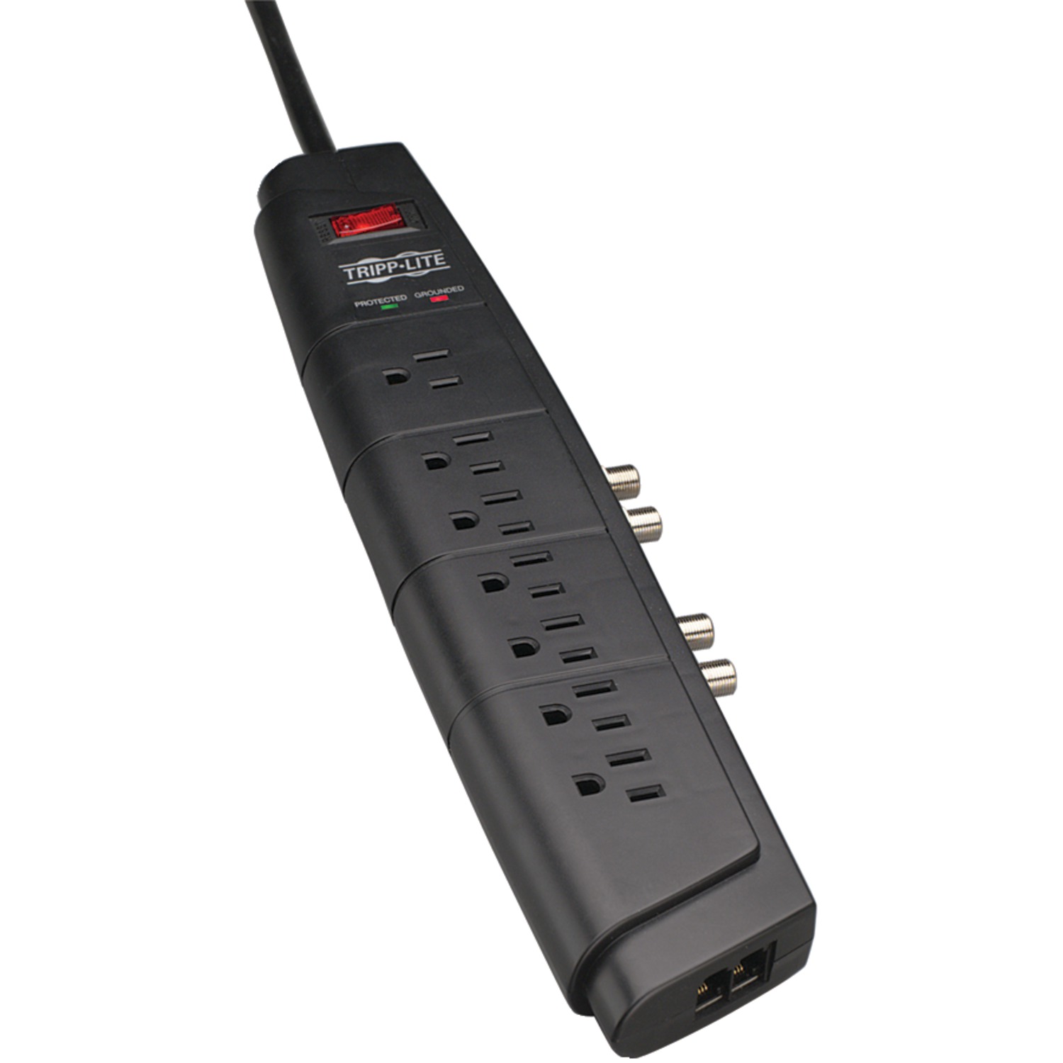 Tripp Lite 6FT 7 Outlet Home Theater Surge Protector Black