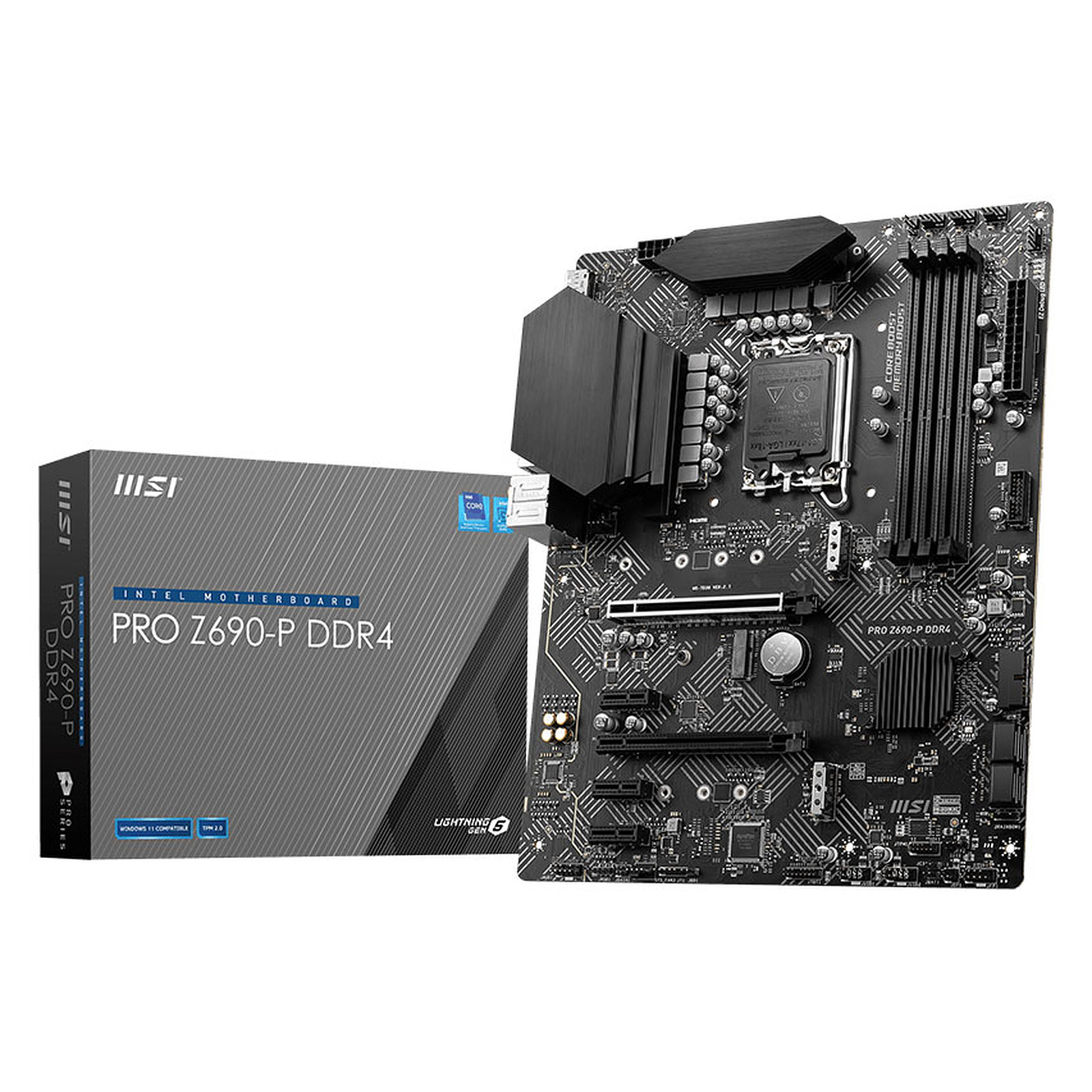 MSI Pro Intel Z690-P LGA 1700 ATX DDR4 Motherboard
