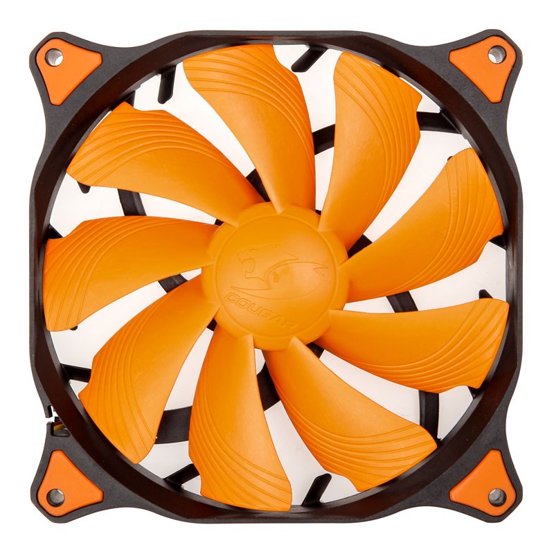 Cougar Vortex 140mm 1200RPM LED Case Fan - Orange