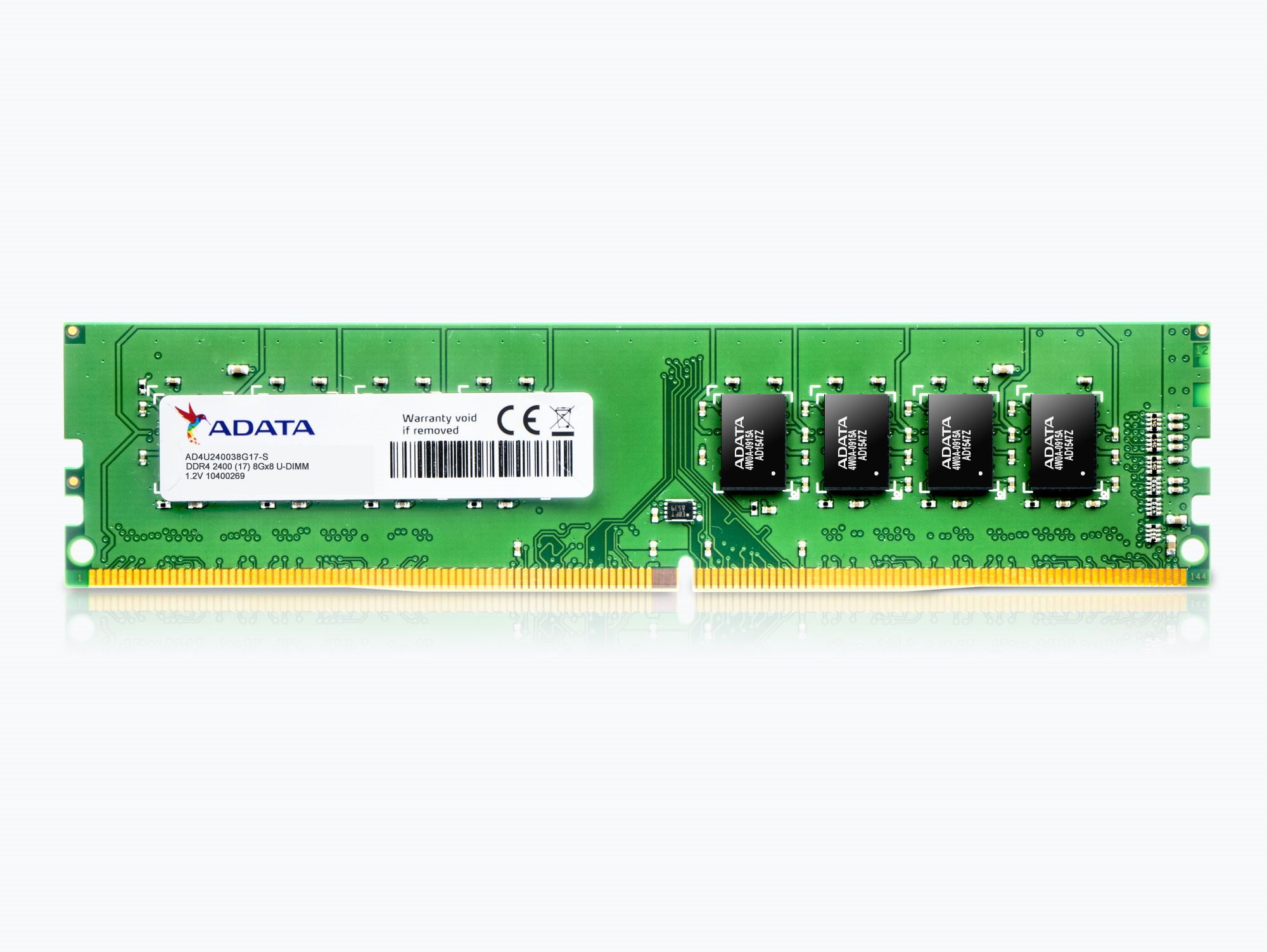 8GB AData DDR4 2400MHz PC4-19200 CL17 Desktop Memory Module 288 Pins