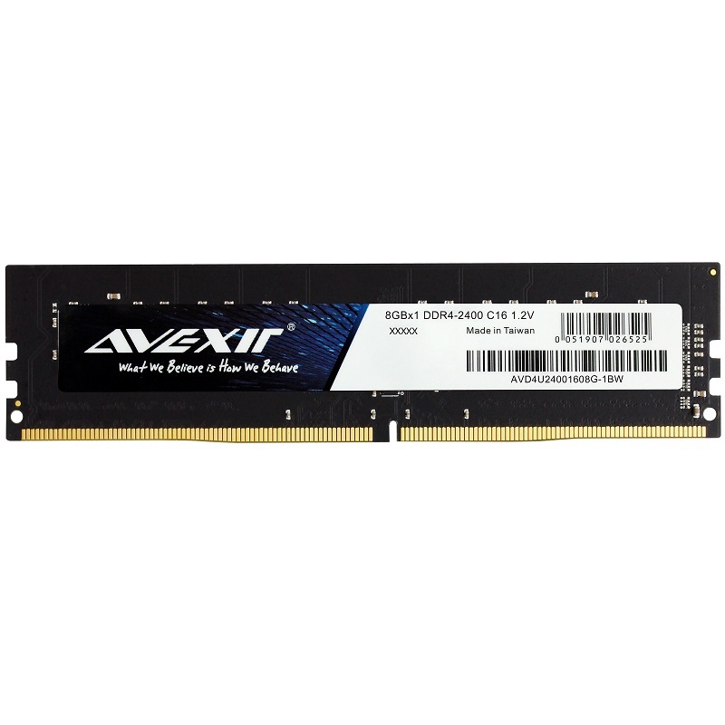 8GB Avexir Budget Series DDR4 2400MHz PC4-19200 CL16 Single