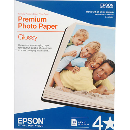 Epson Bright White Pape -2 Sided Premium Bright White Paper 8.5