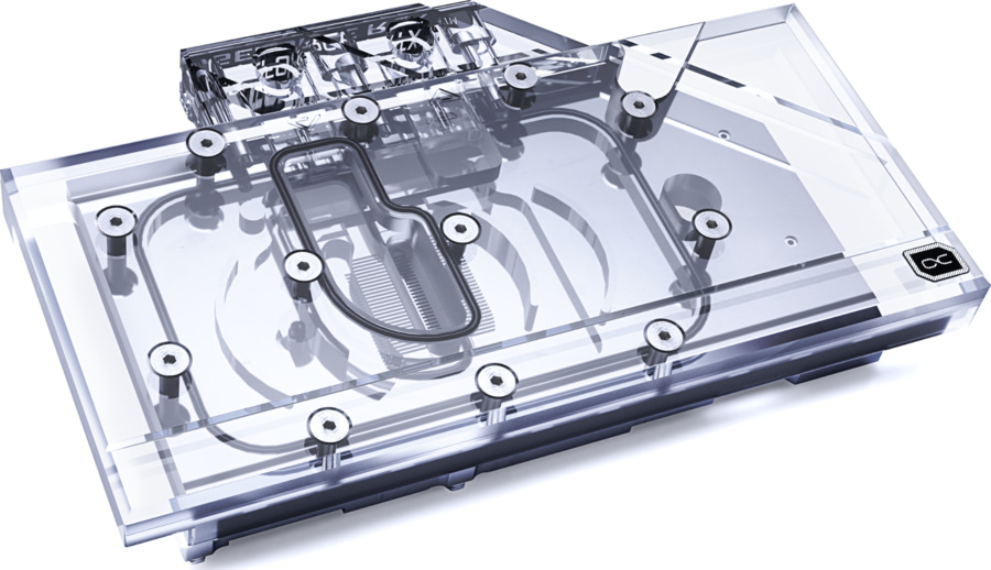 Alphacool Eisblock Aurora GPX-N Per RTX 3090 Ti Founders Edition - Waterblock Acrilico/Nickel Con Backplate - 5