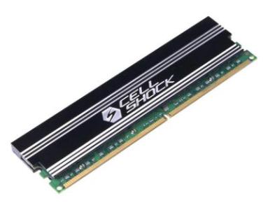 2Gb CellShock DDR2 PC2-8000 1000MHz (4-4-4-12) Dual Channel kit