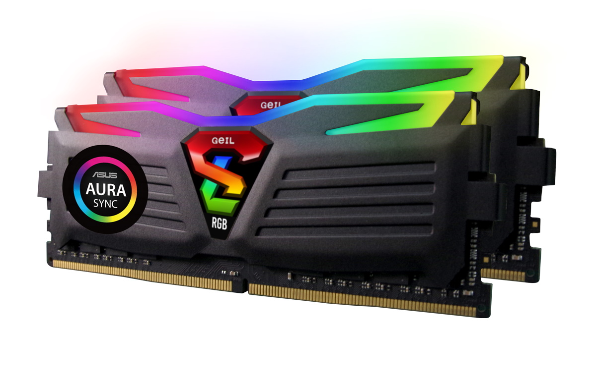 32GB GeIL Super Luce RGB SYNC DDR4 3200MHz PC4-25600 CL16 Dual