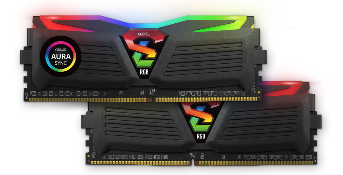 Narabar desenterrar Menos que 32GB GeIL Super Luce RGB SYNC DDR4 3200MHz PC4-25600 CL16 Dual Channel Kit  (2x 16GB) Black