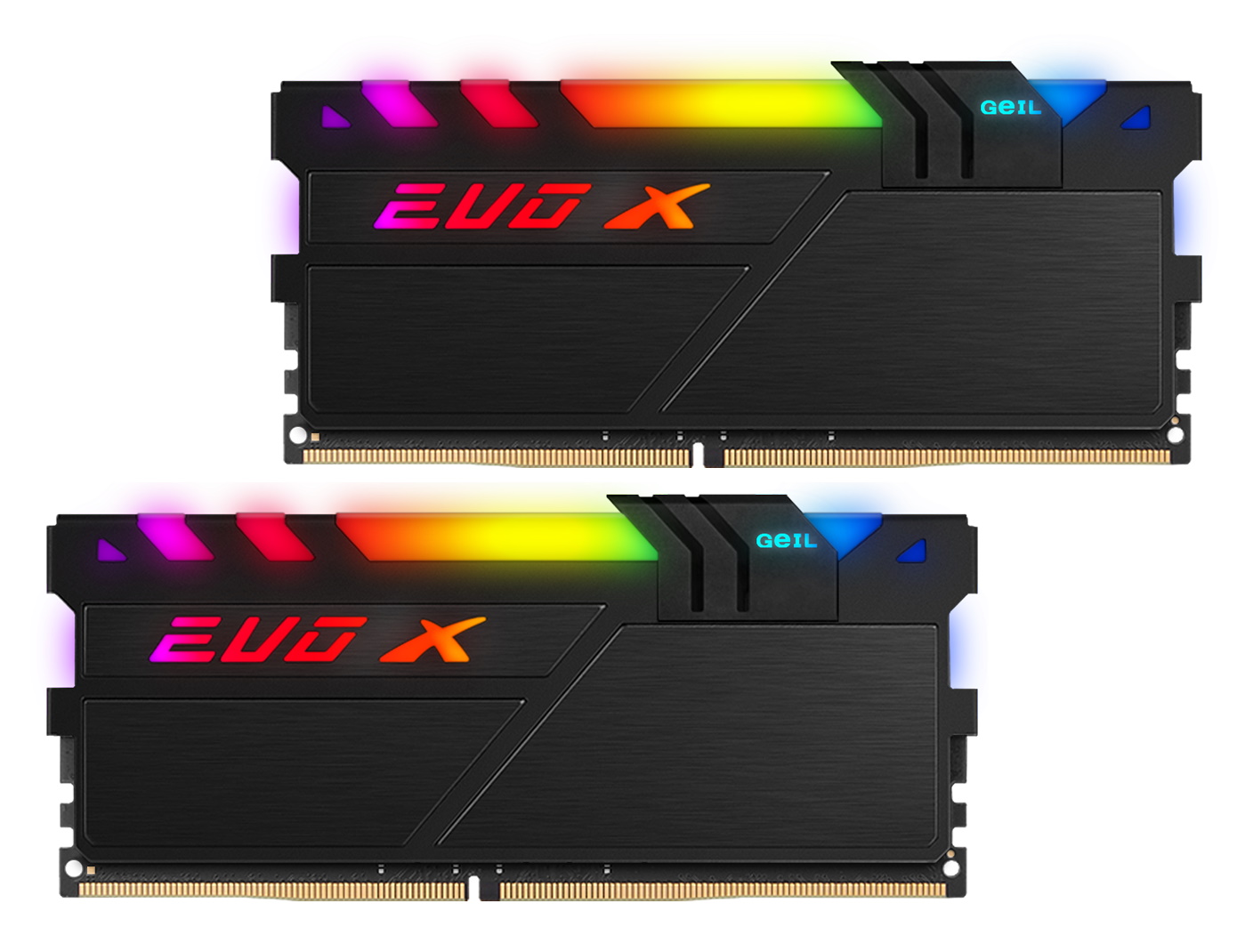 GeIL EVO X Ⅱ DDR4-2666 8GB×2枚 32GB GeIL EVO X II RGB DDR4 3600MHz PC4-28800 CL18 Dual Channel