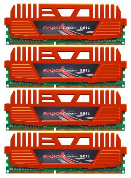 16GB GeIL DDR3 PC3-12800 1600MHz Enhance Corsa CL9 (9-9-9-28) Quad