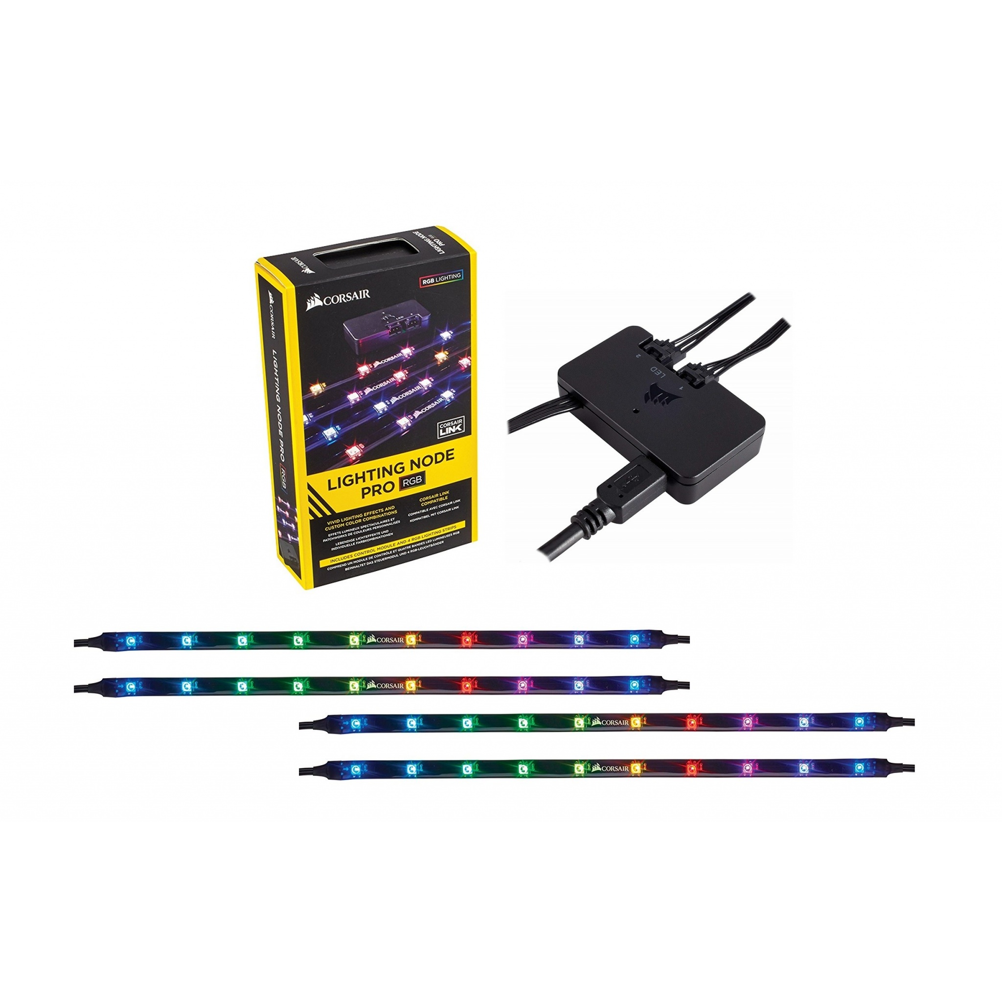 Dæmon handling Fordampe Corsair Lighting Node PRO RGB LED Strips Kit | MemoryC